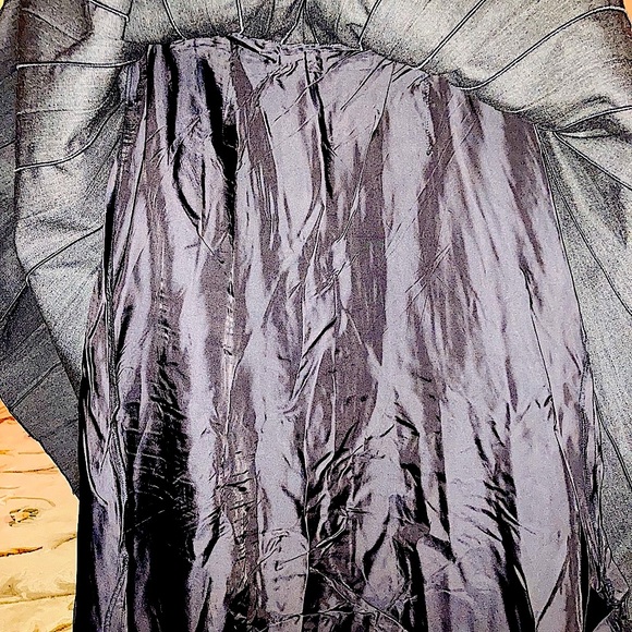 ▪️MARC JACOBS Long Pleated Charcoal Skirt ~ Attached Slip ~ One of a Kind~ Lux - Picture 5 of 16